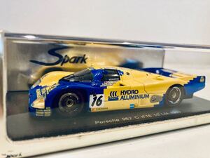 【送料無料】1/43 Spark BRUN Porsche ブルン ポルシェ 962C #16 HYDRO ALUMINUM Le Mans 1989