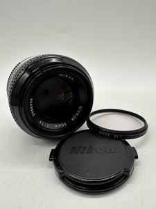 H0701 美品 Nikon ニコン NIKKOR 50mm F1:1.4 / カメラ レンズ キャップ付 光学機器 一眼レフ