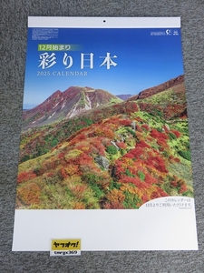 2025年 令和7年 壁掛けカレンダー　 12月始まり　彩り日本/SB-022/A53（日本の風景・富士山・