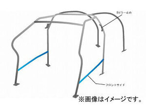 オクヤマ ロールバー 727 421 0 スチール ダッシュボード逃げ 8P定員 No.9 マツダ デミオ DE5FS 5ドア ノーマルルーフ