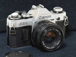 Canon AE-1NewFD50mmF1.8 標準レンズセット 【Operation Confirmed・動作確認済】