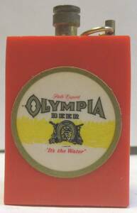 50’アンティークMATCH 『永久マッチ　OLYMPIA BEER　LIGHTER 未使用　マニュアル付き』