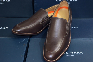 未使用 COLE HAAN (コールハーン) LENOX HILL VNTN スリッポン / 9.5 / レザーローファー / ビジネス / 紳士靴 / 革靴