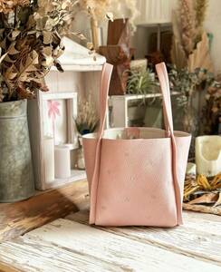  Italian lether Primo bag pink 新品未使用 