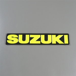 ◇UFO パンツレッグロゴ SUZUKI/スズキ イエロー 縫い付けタイプ 展示品 検索/ジャケット/モトクロス (UF-1915-SU-Y)