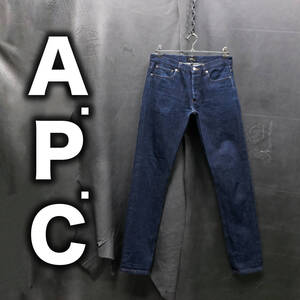 APC プチニュースタンダード 赤耳デニム W30/約78cm スリム ストレート タイト ジーンズ アーペーセー PETIT NEW STANDARD A.P.C.