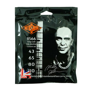 ロトサウンド ベース弦 2セット BS66 Billy Sheehan Signature Sets Custom 43-110 エレキベース弦×2セット ROTOSOUND