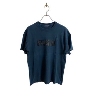 【アンダーカバー UNDERCOVER we make noise not clothes スローガン スポット限定品 Tシャツ 黒×黒 ボックスロゴ メンズM artscabut期】