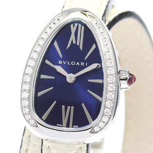 ブルガリ BVLGARI SPS27C3SDL/4T セルペンティ ダイヤベゼル クォーツ レディース _862368