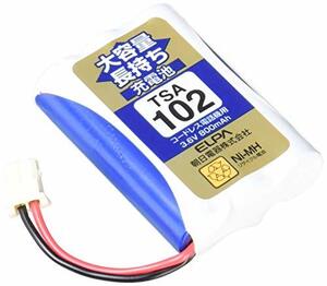 エルパ (ELPA) 大容量長持ち充電池 シャープ他同等品 3.6V 800mAh ニッケル水素充電池 TSA-102