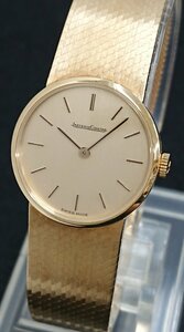 稼動品!! K18無垢!! JAEGER LECOULTRE/ジャガールクルト 手巻き レディース ウォッチ 腕時計 総重量約55g