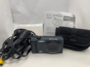 ☆1円スタート☆ CASIO デジカメ EXLIM [ EX-ZR100 ] / 1210万画素　現状品 ◆27939