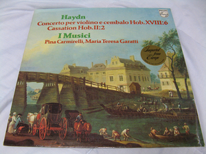 ╋╋R0098╋╋ Haydn Concerto per violino e cembalo Hob.ⅩⅧ No.6 / I Musici / Cassation in G.H.Ⅱ No.2 ╋╋