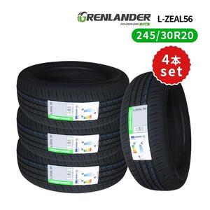 4本セット 245/30R20 2024年製造 新品サマータイヤ GRENLANDER L-ZEAL56 送料無料 245/30/20