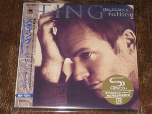 STING スティング / マーキュリー・フォーリング 2017年発売 紙ジャケ リマスター SHM-CD 国内帯有 