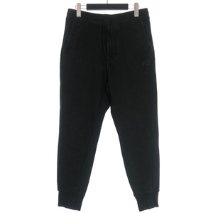 ワイスリー Y-3 ヨジヤマモト CLASSIC TERRY CUFFED PANTS トラックパンツ スウェットパンツ S 黒 ブラック GV4202 メンズ