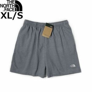 1円～!売切!【正規新品】THE NORTH FACE◆SIMPLE LOGO FLEECE SHORT ショートパンツ US限定 ロゴ刺繍 スポーツ 登山(XL)グレー 190110-5