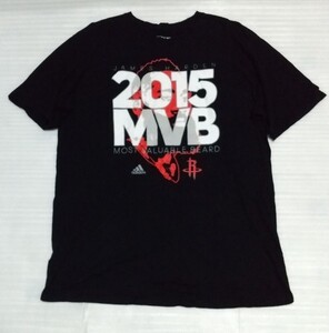 ☆adidas.com アディダス XLサイズ 半袖Tシャツ THE GO-TO TEE スポーツ ウェア フアッション ティー 赤JAMES HARDEN 2015MVB 黒ブラック白