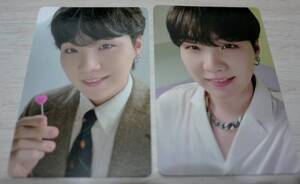 BTS　FESTA　「SUGA」　公式　トレカ　2枚セット　新品　非売品　ミニフォト　防弾少年団　ユンギ　シュガ　フェスタ