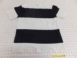 BEAUTY&YOUTH UNITED ARROWS ユナイテッドアローズ レディース 太ボーダー 半袖Tシャツ S オフホワイト黒