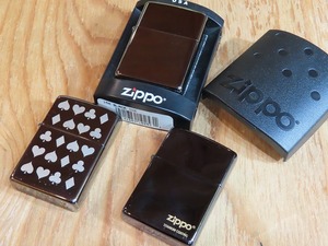 ★3個セット！ Zippo/ジッポ ブラックアイス＆チタンコーティング 現状品★⑧