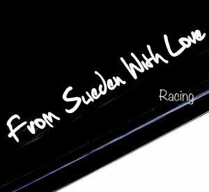 From Sweden with love レプリカ ステッカー/ rデザイン ポールスター t4 v50 v40 v60 v70 v90 xc40 xc60 xc70 xc90 240 850 940 t5