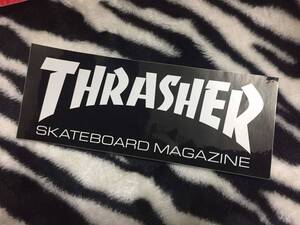 THRASHER スラッシャー 黒 9×23,5cm