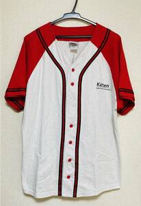 Champion(チャンピオン)★ベースボールユニフォームシャツ　Katten Muchin Roseman LLP　背番号50　Lサイズ★Used品