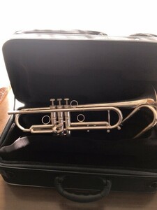 Queen Brass B♭管トランペット C-Line 銀メッキ仕上げ（ヘビーキャップセット付）