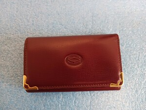 Cartier Paris カルティエ キーケース 6連 レザー カルチェ