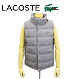 LACOSTE (ラコステ) BH350EL Blousons ピケダウンベスト UWCグレー LC177 46-XS