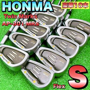 HONMA ホンマ　本間ゴルフ　Twin Marks ツインマークス　AP-301 MSR メンズアイアン　豪華10本セット