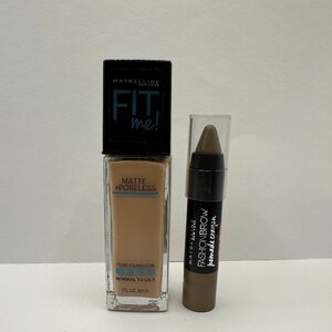 q2188 未使用保管品含む MAYBELLNE メイベリン フィットミー リキッド ファンデーション／ファッションブロウ 化粧品 テスター まとめ売り