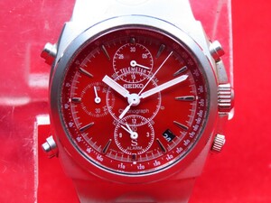 ■♪価格高騰! 資産価値！ ジャンク メンズ ビンテージ 高級超レア！ SEIKO セイコー クロノグラフクオーツ 7T32-9000 フルオリジナル