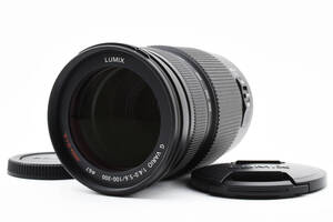 ☆USED☆動作確認済み Panasonic LUMIX G VARIO 100-300mm F4-5.6 MEGA O.I.S. H-FS100300 望遠ズームレンズ プロテクター付き【送料無料】