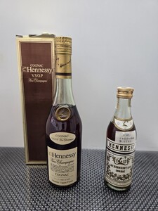 T★未開栓　1円スタート★Hennessy (ヘネシースリースター　175ml　42度 ミニボトル)　(ヘネシー V.S.O.P コニャック 350ml 40度)