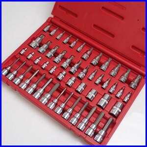 ☆1円 MAC TOOLS/マックツールズ 50Pc マスタートルクス ヘックス ドライバーセット SMXVHT50B/収納ケース付き/工具/ツール&2000000022