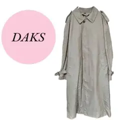 【ダックス】DAKS♡トレンチコート♡羽織り♡チェック♡リメイク♡理由あり古着