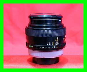 11.21.23 　キヤノン Canon FD 55mm F1.2 S.S.C. 実用品　（フィルター付おまけ）ジャンク扱い　売り切り　