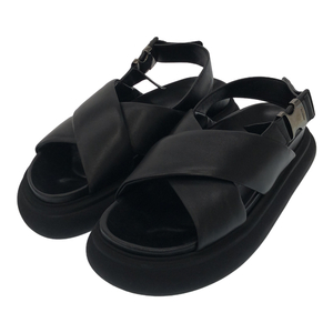 MONCLER モンクレール 【lay3821M】 SOLARISSE LEATHER SANDALS 37 23cm 4L001 20 M1699 イタリア製 レザー サンダル ブランド MR