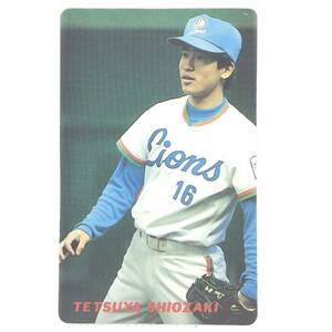 CFP【当時もの】カルビー 野球　カード　1991　No.28　潮崎哲也　プロ野球　西武ライオンズ 