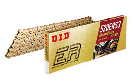 DID 520ERS3-130L ZJ(カシメ) GOLD 4525516907453 大同工業株式会社 D.I.D バイクチェーン