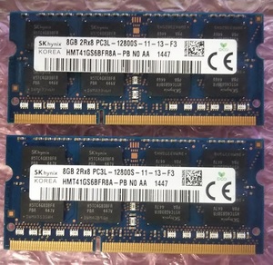 AM041【送料無料】SK hynix製 SDRAM DDR3 PC3L 12800S 8GB×2枚セット(16GB) 中古動作品