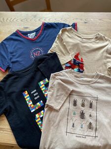 【まとめ売】子供服　男の子　140/M Tシャツ　4枚セット