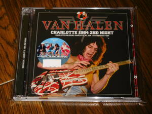 未開封新品 VAN HALEN / CHARLOTTE 1984 2ND NIGHT 初回ナンバリングステッカー付 ZODIAC Eddie Van Halen David Lee Roth