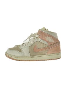 NIKE◆W AIR JORDAN1 MID SE/ローカットスニーカー/23cm/PNK/FQ1926-161/お汚れ有