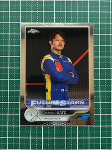 ★TOPPS CHROME 2022 FORMULA 1 F1 #80 佐藤万璃音／MARINO SATO［F2 VIRTUOSI RACING］ベースカード「F2 DRIVERS」★