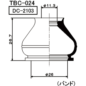 ミヤコ製　タイロットエンドブーツ　ＲＡＶ４（ＡＣＡ３１－３６）