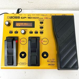 【A-3】 BOSS GP-10 GUITAR PROCESSOR V-Guitar マルチエフェクター ギターシンセ ボス 音出し確認済み 1564-52