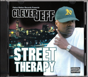 激レア CLEVER JEFF - STREET THERAPY (2004) CA産 極上盤 (feat. LLOYD JONES etc.) JAZZY RAP/G-FUNK/HIP HOP